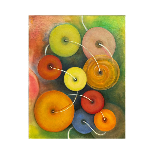 Candy Necklace Dreams - Original Abstract That Sweetens Any Space