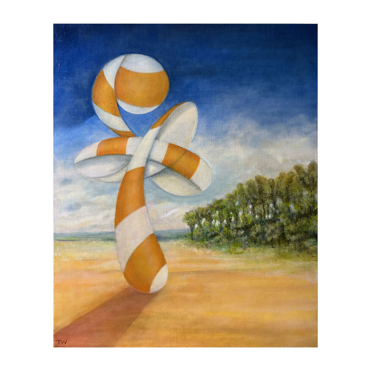 Surreal Landscape No. 1  - original oil painting - surrealism - landscape