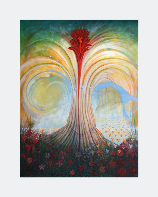 Print reproduction of The Clearing, signed by the artist